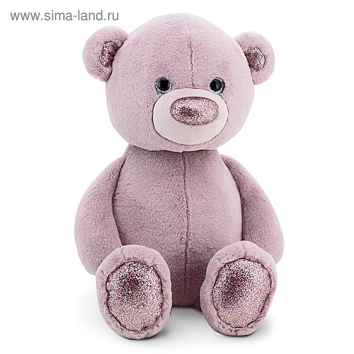 Мягкая игрушка «Медвежонок», цвет сиреневый, 35 см - Фото 1