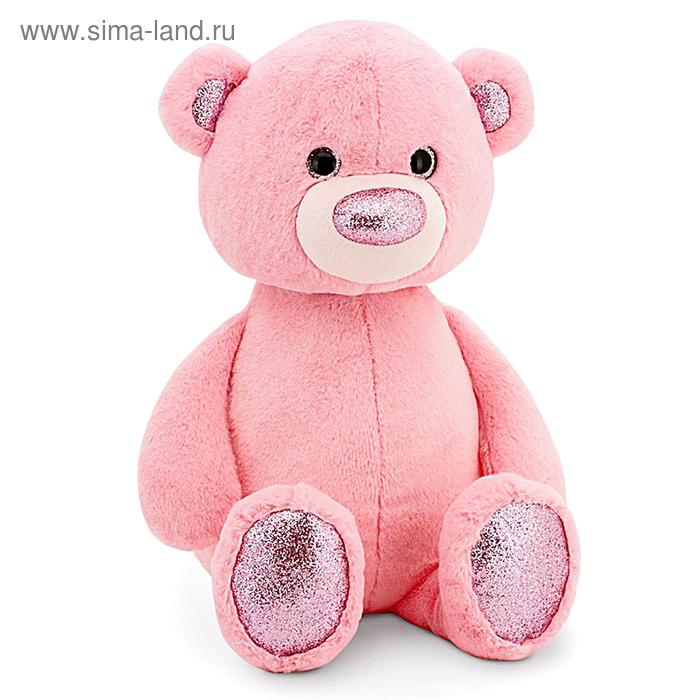 Мягкая игрушка «Медвежонок», цвет розовый, 35 см - Фото 1