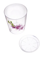 Горшок для орхидей с поддоном, 1.2 л, пластиковый, прозрачный, МИКС - Фото 3