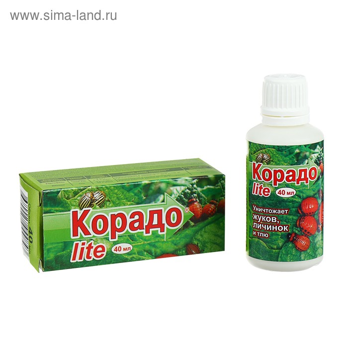 Средство от колорадского жука и тли «Корадо LITE», флакон, 40 мл - Фото 1
