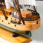 Корабль "Одиссея" с белыми парусами, зелено-коричневый корпус, 58*8*48см - Фото 11