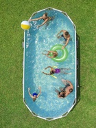 Бассейн каркасный Bestway Power Steel, 549×274×122 см, фильтр-насос, тент, лестница, 56710 - Фото 8