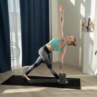 Блок для йоги Sangh, 23х15х8 см, цвет серый - Фото 9