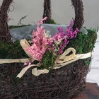 Кашпо плетёное «Лавандовый букет», 22×12×21 см - Фото 2