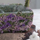 Кашпо плетёное «Корзинка счастья», 20×20×30 см - Фото 2