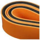 Эспандер ленточный многофункциональный ONLYTOP, 208х2,9х0,45 см, 11-36 кг, цвет оранжевый/чёрный - Фото 11