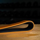 Эспандер ленточный многофункциональный ONLYTOP, 208х2,9х0,45 см, 11-36 кг, цвет оранжевый/чёрный - Фото 8