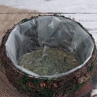 Кашпо плетёное круглое «Лесная сказка», 20×20×10 см - Фото 3