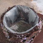 Кашпо плетеное "Дерево желаний" круг, 12,5х12,5х9 см - Фото 3