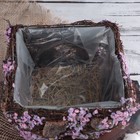 Кашпо плетеное "Дерево желаний" квадрат, 17х17х9 см - Фото 3