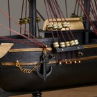 Корабль «Золотая лань»,  черные паруса, 50х9х45 см - Фото 6