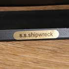 Корабль «Золотая лань»,  черные паруса, 50х9х45 см - Фото 7