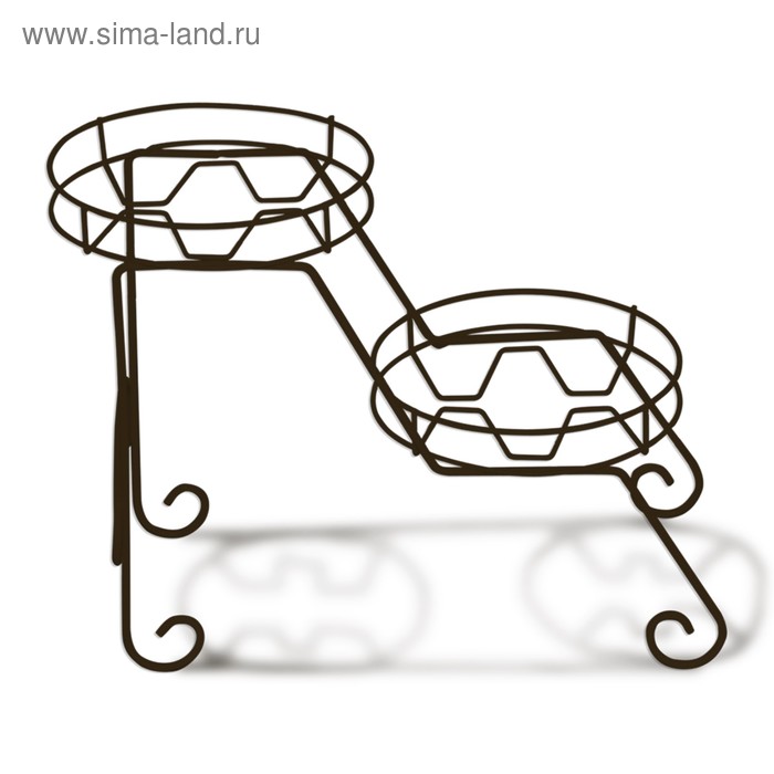 Подставка под цветы Мелодия, 370x200x310,черный - Фото 1