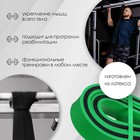 Эспандер ленточный многофункциональный ONLYTOP, 208х2,2х0,45 см, 5-22 кг, цвет зелёный/чёрный - Фото 2
