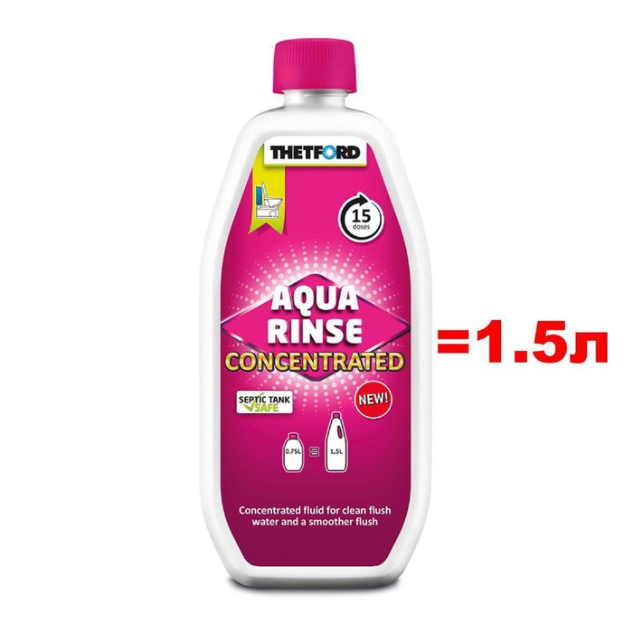 Жидкость для биотуалета, Aqua Rinse, концентрат, 0,75 л