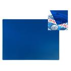Накладка на стол пластиковая А3, 460 х 330 мм, 500 мкм, прозрачная, цвет темно-синий (подходит для ОФИСА) - фото 25157006