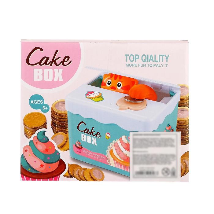 Игрушка-копилка «Сундучок котик» 46523