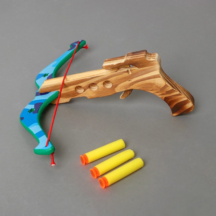 Игрушка деревянная «Арбалет» 22×29×10,5 см, МИКС - фото 1890900702