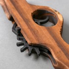 Игрушка деревянная стреляет резинками «Пистолет» 2,2×27×8 см - фото 3849100