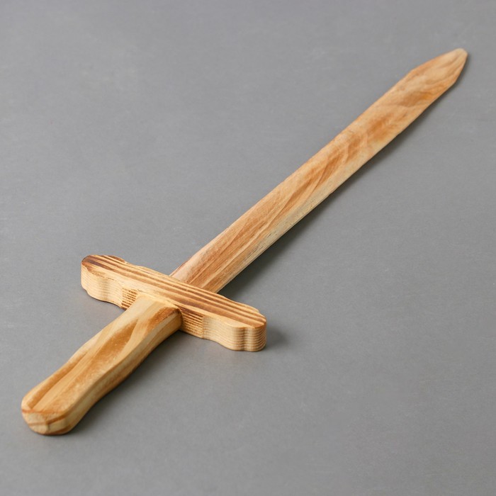 Игрушка деревянная «Меч» 2×13×55 см - фото 1908529058