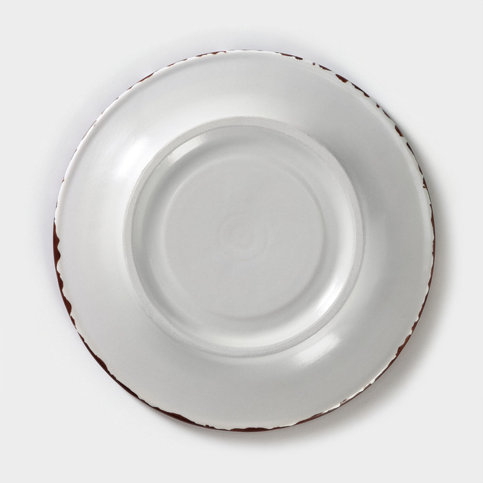 Блюдце фарфоровое универсальное Antica perla, d=15 см - фото 1887938021