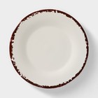 Тарелка Хорекс Antica perla, d=20 см, фарфор, белая - Фото 1