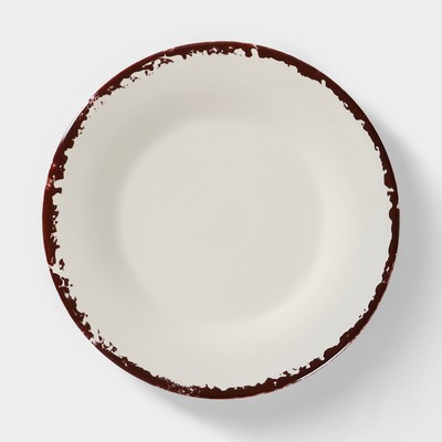 Тарелка Хорекс Antica perla, d=20 см, фарфор, белая