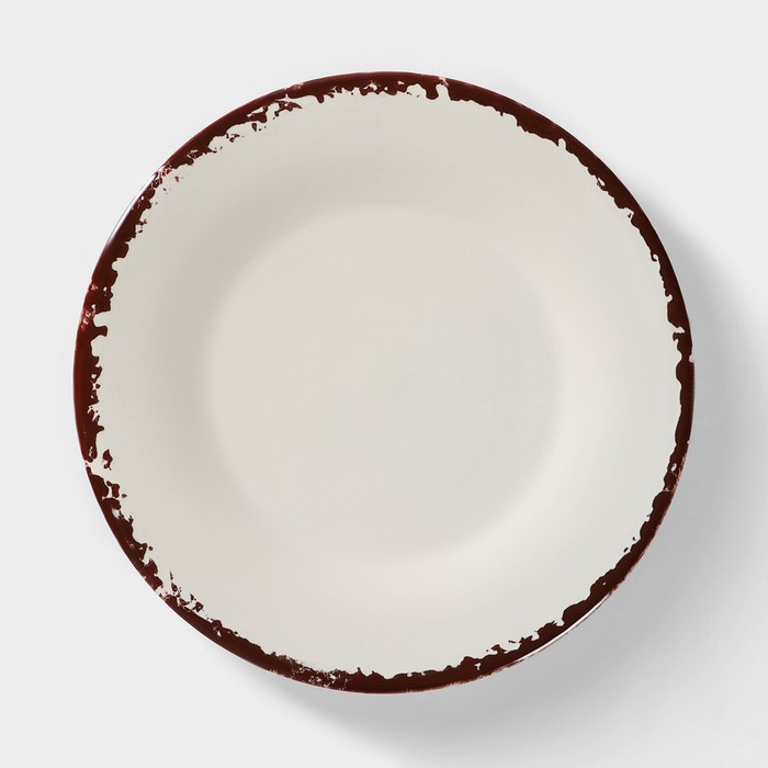 Тарелка Хорекс Antica perla, d=20 см, фарфор, белая - Фото 1