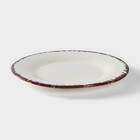 Тарелка Хорекс Antica perla, d=20 см, фарфор, белая - Фото 2