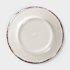 Тарелка Хорекс Antica perla, d=20 см, фарфор, белая - Фото 4