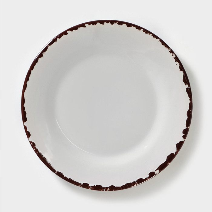 Тарелка фарфоровая Antica perla, d=24 см - фото 1908529220
