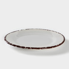 Тарелка фарфоровая Antica perla, d=24 см - Фото 2