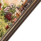 Гобеленовая картина "Ривьера Утренний чай" 70х50 см рамка МИКС - фото 24377342