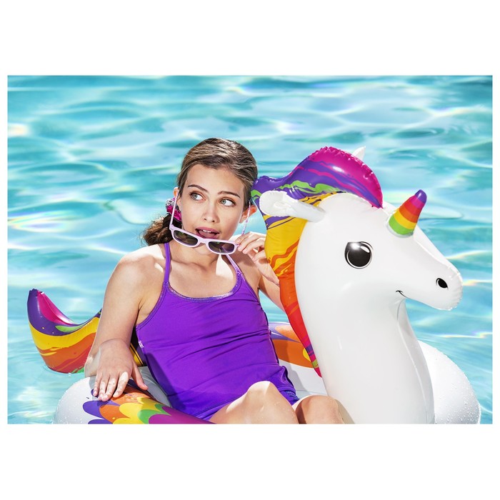 Круг для плавания Fantasy Unicorn, 119 x 91 см, 36159 Bestway - фото 1911421217