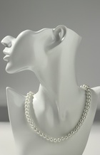 Бусы «Невеста» с жемчугом, шар №8, белые, 40 см - Фото 5