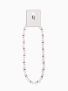 Бусы «Невеста» с жемчугом, шар №10, белые, со, стразами, 40 см - фото 57933433