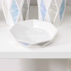 Набор аксессуаров для ванной комнаты «Олимпия», 4 предмета, дозатор 340 мл, мыльница, два стакана 300 мл, белый - Фото 2