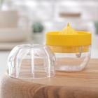 Соковыжималка для лимона Альтернатива, 7×7×8 см, пластик, жёлтый - Фото 5