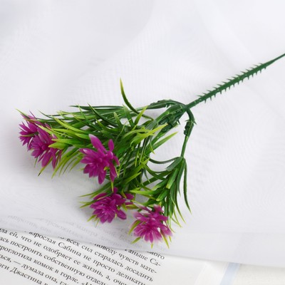 Букет искусственный «Эхеверия и листики», h=18 см, МИКС