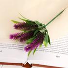 Букет искусственный «Веточки пушистые и листья», h=17 см, МИКС - Фото 1