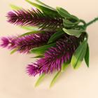 Букет искусственный «Веточки пушистые и листья», h=17 см, МИКС - Фото 2