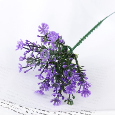 Букет искусственный «Мелкие цветочки», h=17 см, МИКС