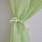 Комплект штор для кухни Witerra Византия 280х160см, св.зеленый, левая, пэ100% - фото 24071965