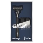 Подарочный набор Gillette Mach3: бритва с 1 сменной кассетой + подставка - Фото 1