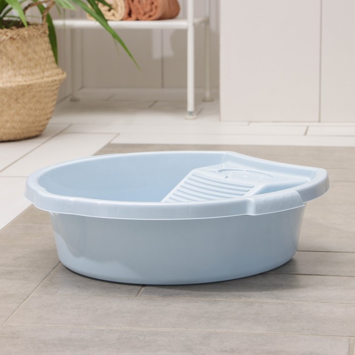 Таз круглый «Хозяюшка», 10 л, пластик, МИКС - Фото 1