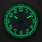 Часы настенные "Илони", d-30 см, плавный ход, флуоресцентные - фото 6269107