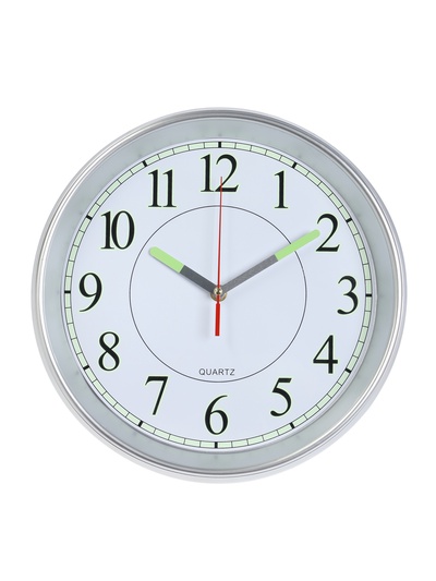 Часы настенные интерьерные «Илони», плавный ход, светящиеся, d=30 см