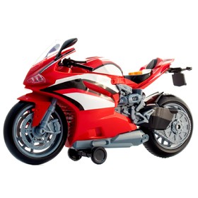 Игрушка Teamsterz «Мотоцикл», цвет красный