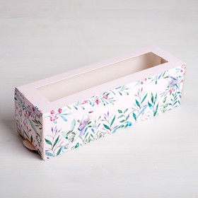 Коробка кондитерская, упаковка, «Для хорошего настроения» 18 х 5,5 х 5,5 см.