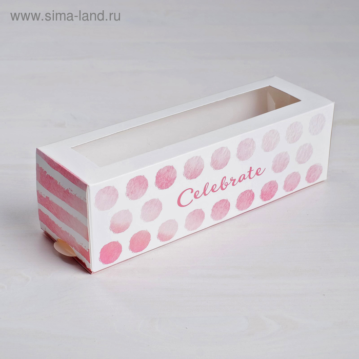 Коробка складная Celebrate 18 х 5,5 х 5,5 см.